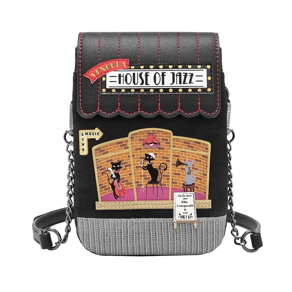 Vendula London House of Jazz phone pouch